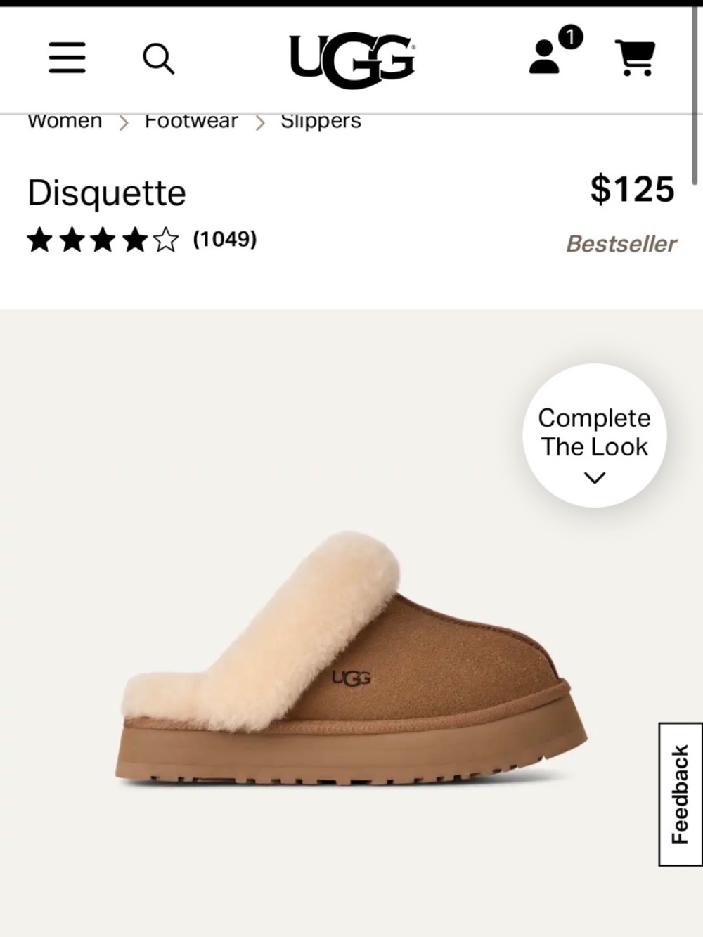 Ugg Disquette slippers
